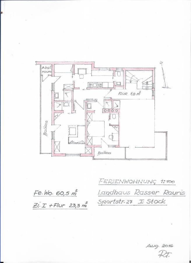 Landhaus Rasser Раурис Екстериор снимка